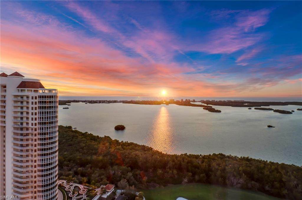 An aerial image of Bonita Springs, Florida