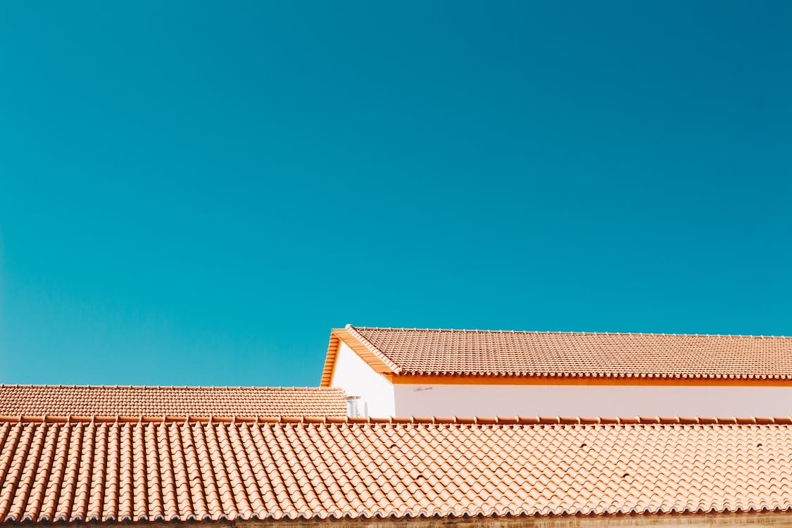 A house with a slope-shaped roof