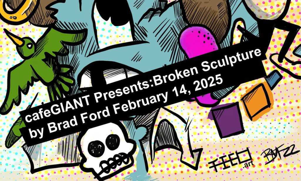 Brad Ford: Broken Sculpture Digital Dada off-the-wall cafeGIANT at FEED.art