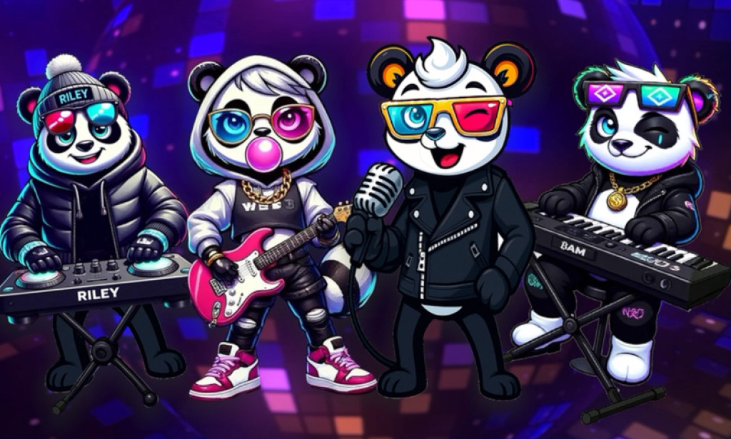 Virtual Panda Band BAMBITZ Fair Launches $BAM Token on Solana, a Memecoin Powered by Beats