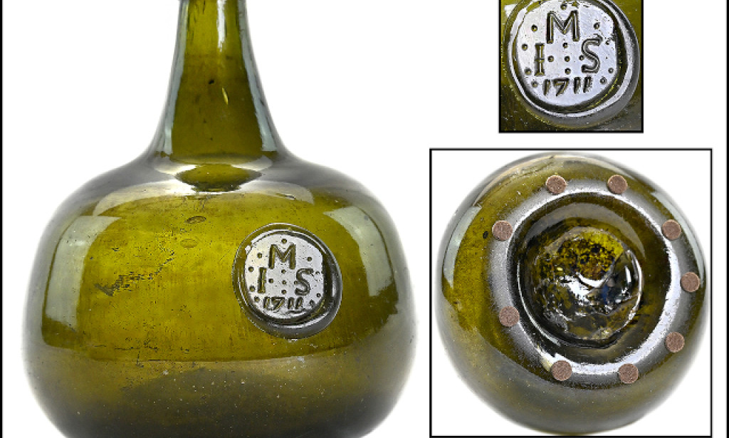 Glass Works Auctions' October 27th Online Auction featured Antique Bottles, Historical Flasks, more