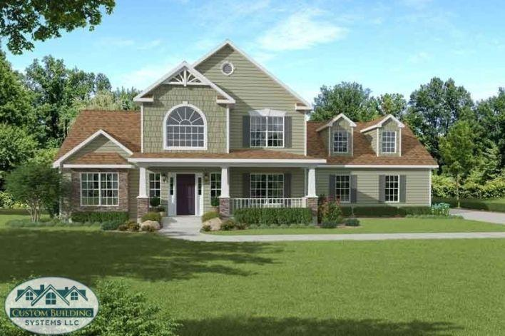 A modern two-story modular house