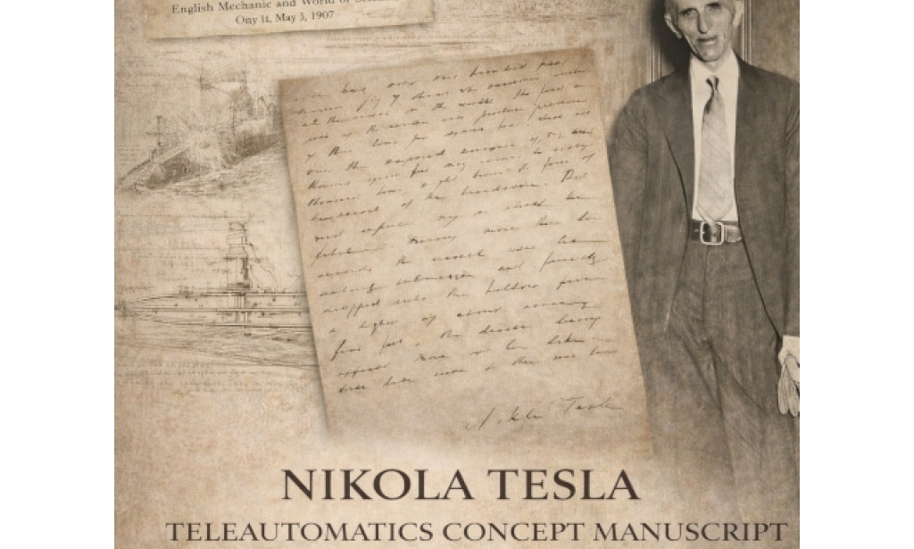 Nikola Tesla Signed Holograph Page from A Scientific Article in 1907 will be Auctioned April 30th