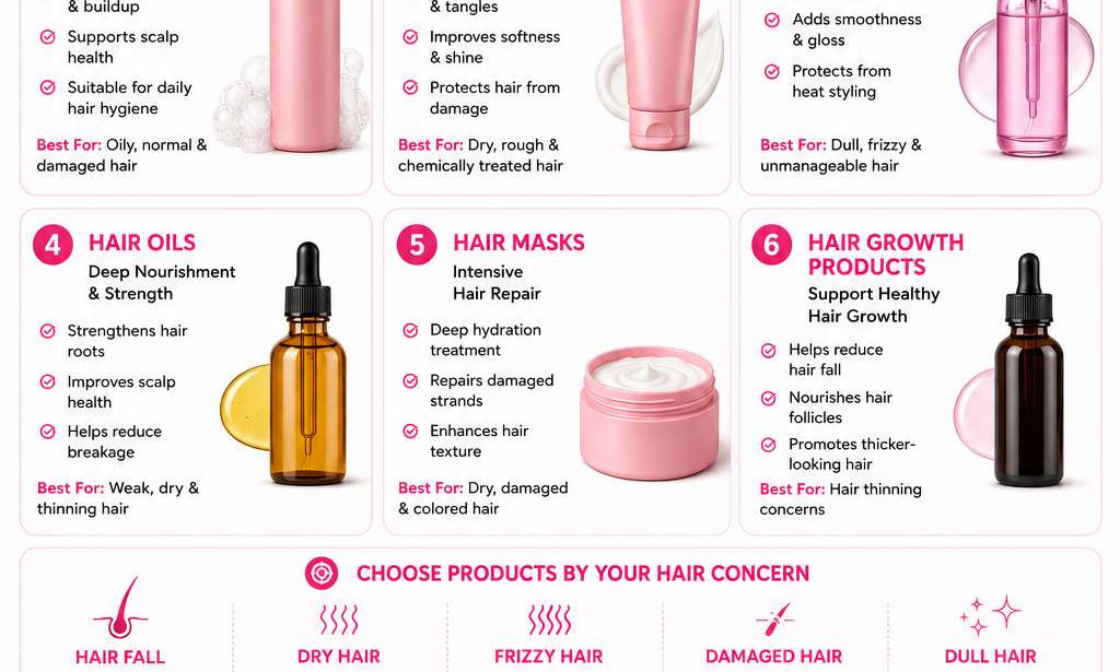 HAIR CARE PRODUCT TYPES
